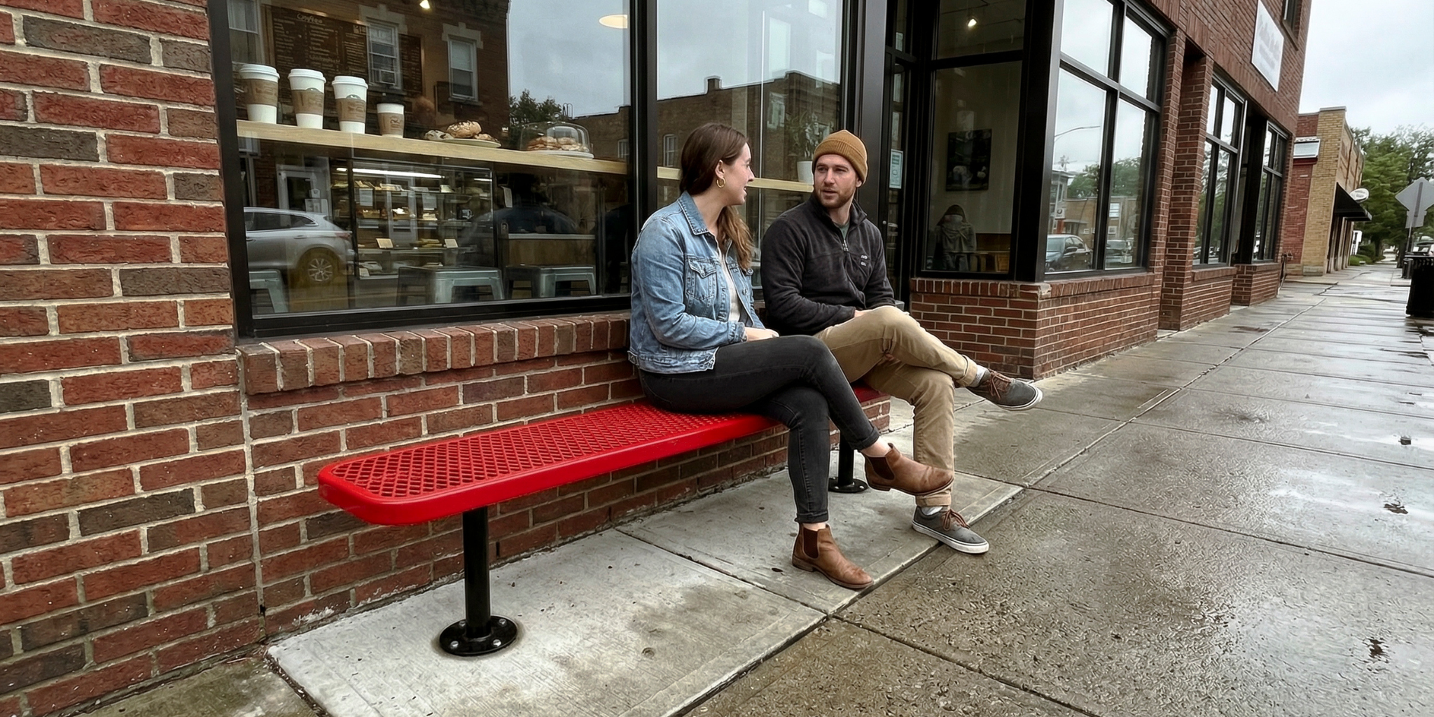 Surface Mount Heavy-Duty Park Benches